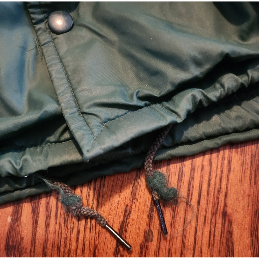 Vintage Hunter Green Quality Sportswear Bomber Jacket Size Large - Picture 6 of 6